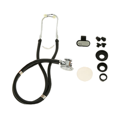 Изображение товара Стетоскоп Amrus 04-АМ602 Раппопорта медицинский черный 1 шт