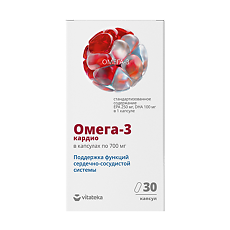 Купить Омега-3 90% Витатека капсулы массой 700 мг 30 шт цена