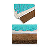 Gezatone EcoLife Массажный коврик акупунктурный 72х42см бирюзовый 1 шт