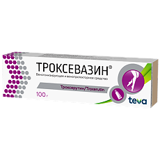 Изображение товара Троксевазин гель для наружного применения 2 % 100 г 1 шт