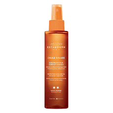 Купить Institut Esthederm Suncare Солнцезащитное масло для тела и волос со средней степенью защиты при умеренном солнце 150 мл 1 шт цена