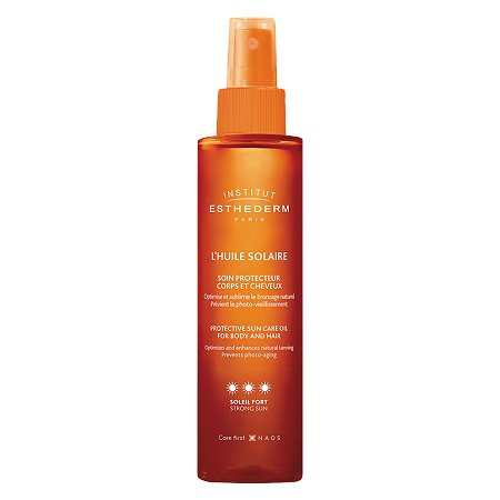 Изображение товара Institut Esthederm Suncare Солнцезащитное масло для тела и волос с высокой степенью защиты при сильном солнце 150 мл 1 шт