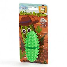 Изображение товара Мяч овальный Дикий Огурец мини зеленый в подарочной упаковке 1 шт