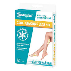 Купить Пластырь Extraplast Beauty косметический охлаждающий для ног 2 шт цена