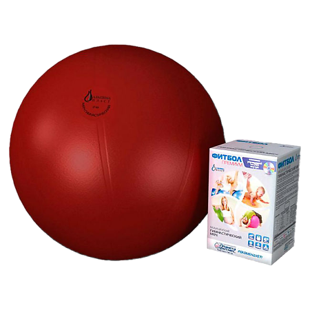 Мяч медицинский для реабилитации Фитбол Премиум 750 мм Рубин 1 шт