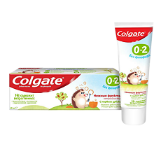 Купить Colgate Зубная паста детская Нежные фрукты без фторида 0-2 года 40 мл 1 шт цена