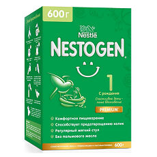 Купить Nestogen 1 Premium Сухая молочная смесь с рождения 600 г 1 шт цена