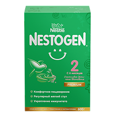 Купить Nestogen 2 Premium Сухая молочная смесь с 6 мес 600 г 1 шт цена