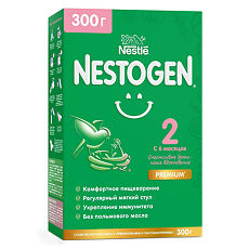 Купить Nestogen 2 Premium Сухая молочная смесь с 6 мес 300 г 1 шт цена