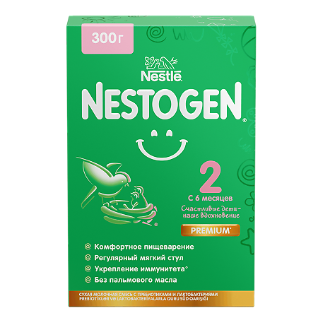 Изображение товара Nestogen 2 Premium молочная смесь для детей с 6 месяцев 300 г