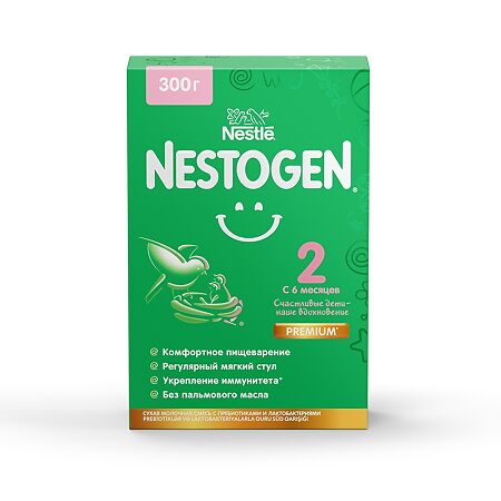 Nestogen 2 Premium Сухая молочная смесь с 6 мес 300 г 1 шт