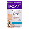 Velvet Восковые полоски для депиляции для линии бикини и подмышек 12 шт