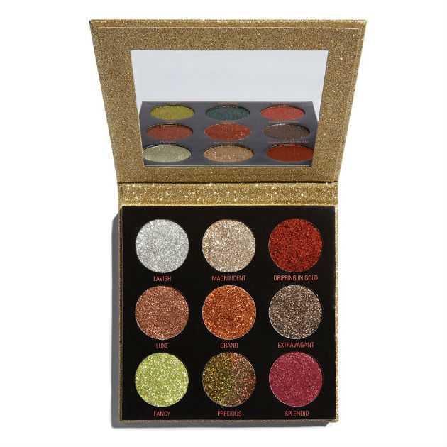 Makeup Revolution Палетка глиттеров Pressed Glitter Palette тон Midas