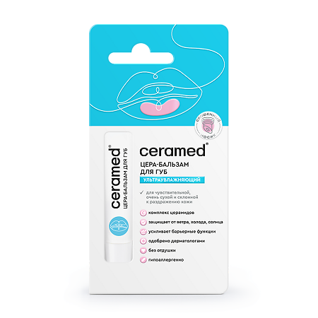 Ceramed Цера-бальзам для губ ультраувлажняющий 13 мл 1 шт