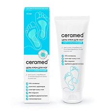 Купить Ceramed Цера-крем тройного действия для ног ультраувлажняющий 75 мл 1 шт цена