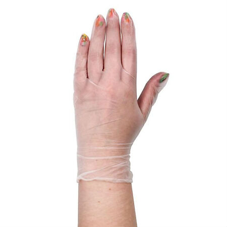 Перчатки Household Gloves нестерильные виниловые неопуд.прозрачные р. M 50 пар 1 уп
