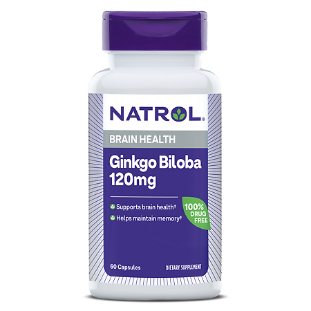 Natrol Гингко Билова / Ginkgo Biloba капсулы 120 мг 60 шт