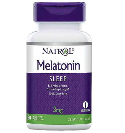 Natrol Мелатонин/Melatonin 3 мг таблетки массой 380 мг 60 шт