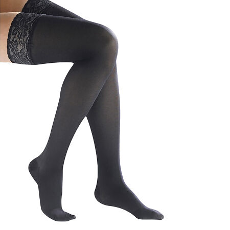 Thuasne Чулки компрессионные Venoflex Kokoon 15-20 мм рт.ст. черный 1L 1 шт