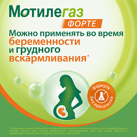 Мотилегаз Форте капсулы 120 мг 20 шт
