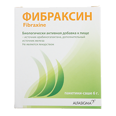 Купить Фибраксин/Fibraxine порошок пакетики-саше по 6 г 15 шт цена