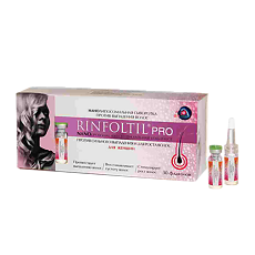 Изображение товара Ринфолтил Про Нанолипосомальная сыворотка против выпадения волос для женщин 160 мг фл 30 шт