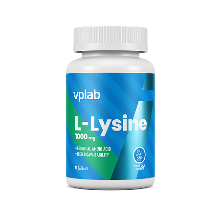 ВиПиЛаб (Vplab) L-Lysine 1000 мг Лизин капсулы по 1550 мг 90 шт