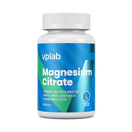 Vplab Magensium Citrate 134 мг Магний капсулы по 2300 мг 90 шт