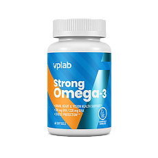 Купить Vplab Strong Omega 3 Омега капсулы массой 1450 мг 60 шт цена