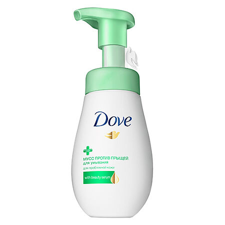 Изображение товара Dove Мусс для умывания для проблемной кожи против прыщей 160 мл 1 шт