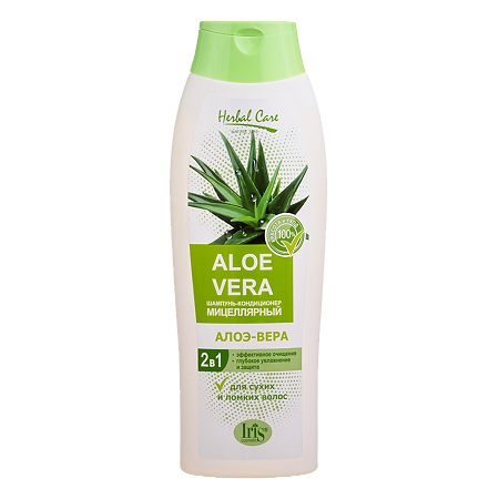 Iris Herbal Care Шампунь-кондиционер Мицеллярный Алоэ-вера 400 мл 1 шт