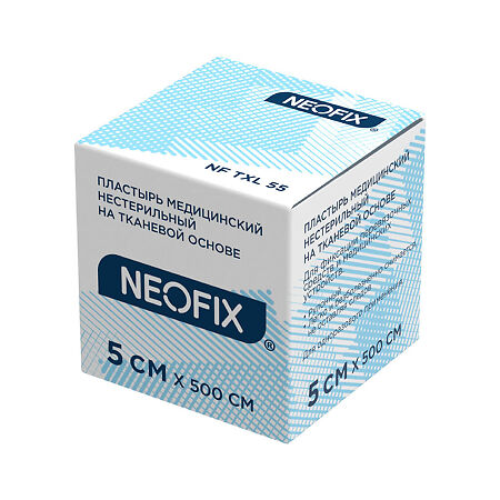 Neofix Пластырь медицинский на тканевой основе TXL 5х500 см 1 шт