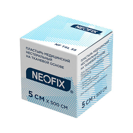 Neofix Пластырь медицинский на тканевой основе TXL 5х500 см 1 шт