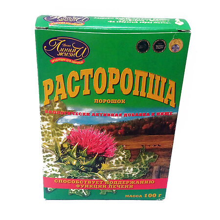 Расторопша серии Ваша линия жизни порошок по 100 г 1 уп