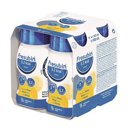 Фрезубин Напиток 3.2 ккал со вкусом манго 125 г 4 шт