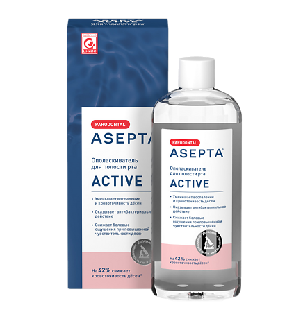 Асепта Active ополаскиватель для полости рта 250 мл 1 шт