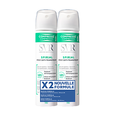 Купить SVR Spirial Spray Anti-transpirant Спрей-антиперспирант 75 мл 2 шт цена