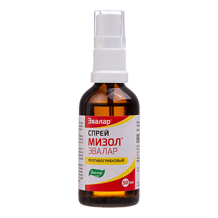 Мизол Эвалар спрей противогрибковый 1% 50 мл 1 шт