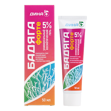 Изображение товара Бадяга Форте косметический гель 50 мл для улучшения кожи и кровообращения