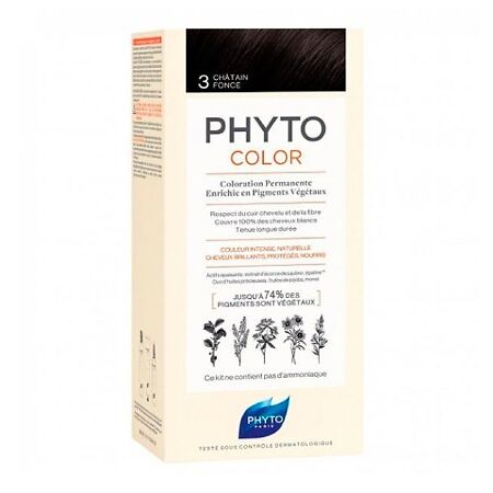 Изображение товара Phyto Color Краска для волос темный шатен без аммиака и ППД 1 шт