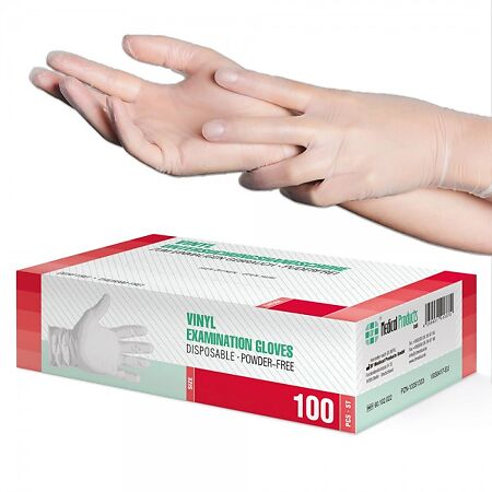 Перчатки SF Gloves диагностические виниловые н/с неопудренные р.L 50 пар 1 уп