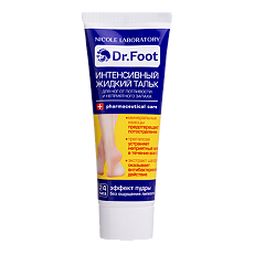Купить Nicole Laboratory Dr.Foot Тальк жидкий интенсивный от неприятного запаха для ног 75 мл 1 шт цена