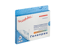 Купить ГелеПран Покрытие гидрогелевое с лидокаином 5х7,5см 2 шт цена