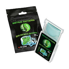 Купить Пастилки для свежего дыхания FLIKE мята 30 шт цена