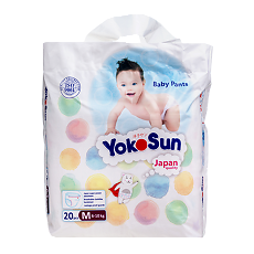 Купить YokoSun Подгузники-трусики р.M (6-10 кг) 20 шт цена