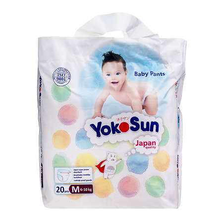 Изображение товара YokoSun Подгузники-трусики р.M (6-10 кг) 20 шт