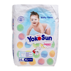 Изображение товара YokoSun Подгузники-трусики р.XL (12-20 кг) 16 шт