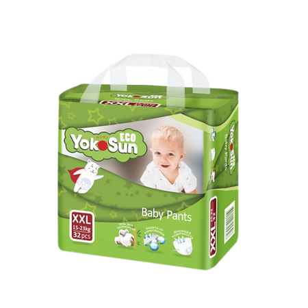 Изображение товара YokoSun Подгузники детские-трусики Eco р.XXL (15-23 кг) 32 шт