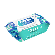 Купить YokoSun Салфетки влажные антибактериальные гигиенические 108 шт цена