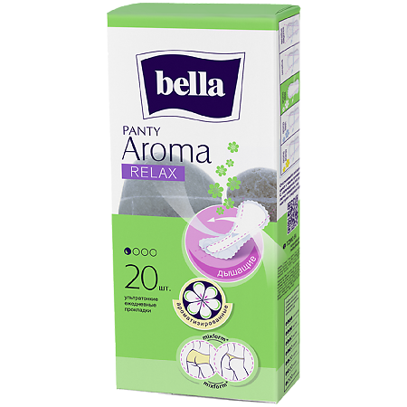 Bella Прокладки Panty ультратонкие гигиенические ежедневные Aroma relax 20 шт